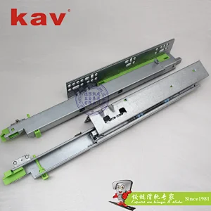 full extension drawer slides push to open under mount drawer slides (663FI)