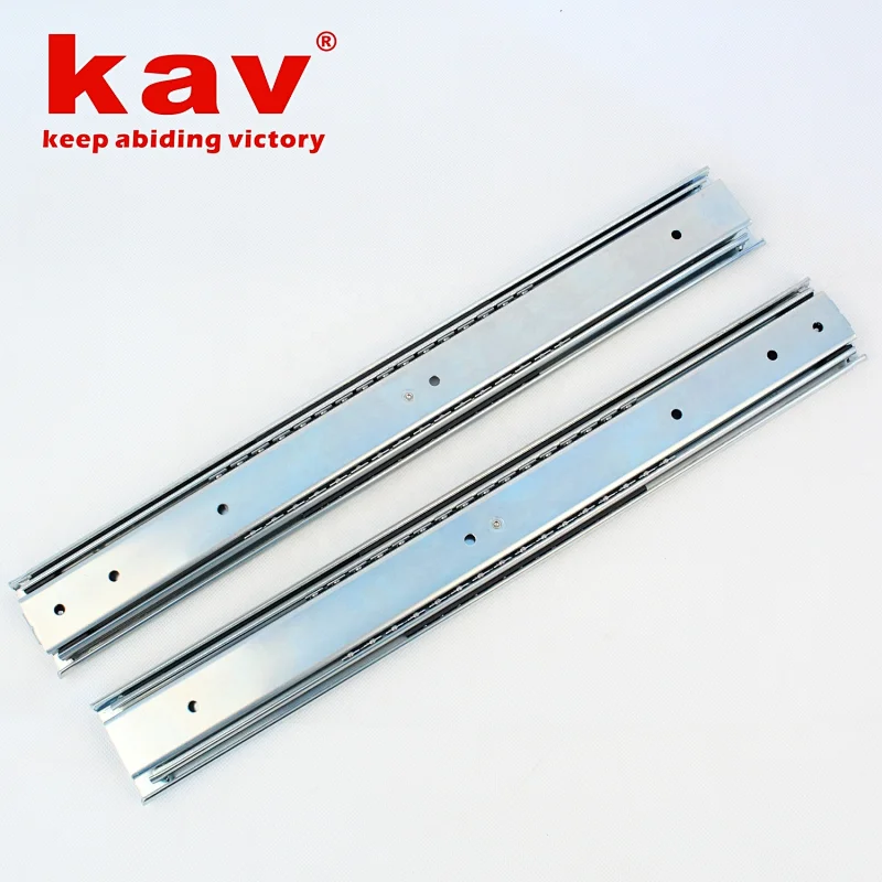 heavy duty drawer rails 58 mm full extension ball bearing slides industrial (A580)