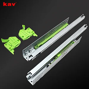 Single extension Drawer runners kitchen cabinet for undermount heavy duty drawer runners