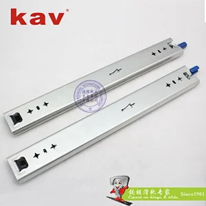 53mm width ball bearing slides with lock industry heavy duty drawer slides rails (EL530)