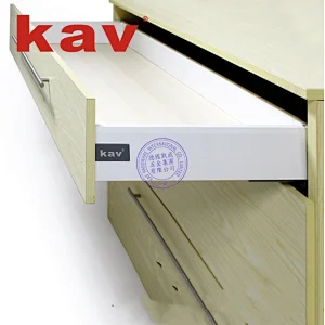Environmental Galvanized Sheet Double Wall Deawer System Soft Closing Drawer Slide (E660H05-68)