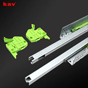 Single extension Drawer runners kitchen cabinet for undermount heavy duty drawer runners