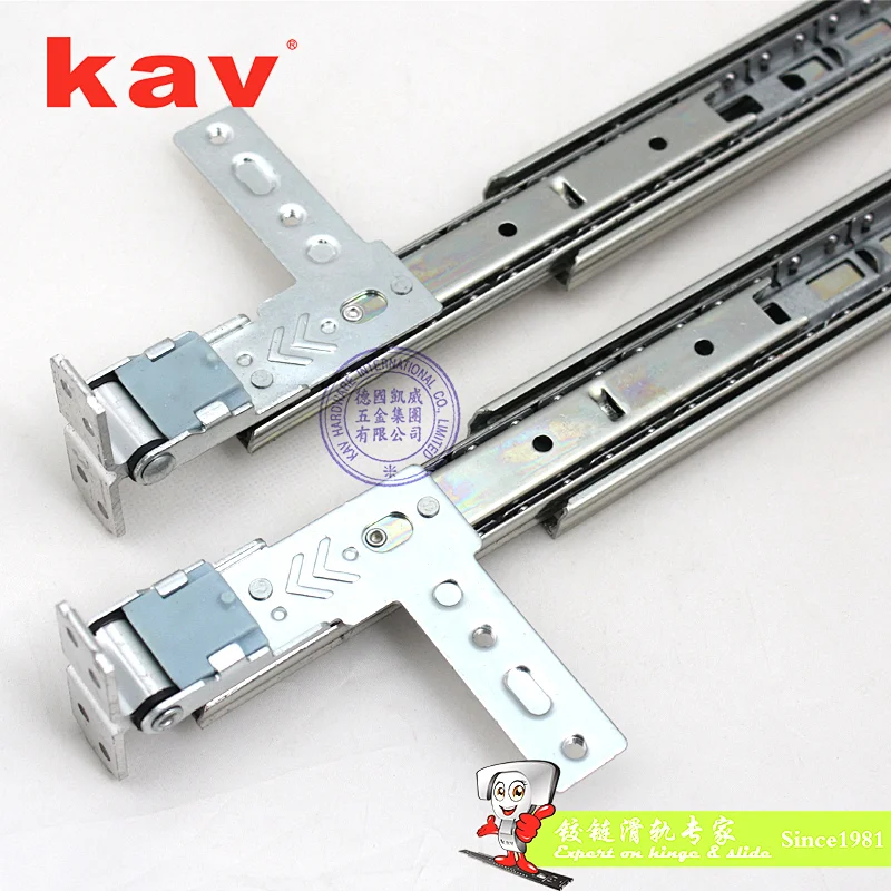 Folding Concealed Dress Mirror Ball Bearing Slide With 3 Folding Slide TM35310