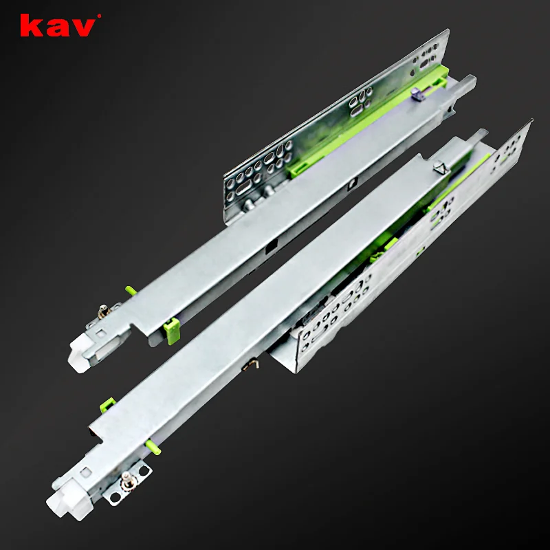profession manufacturer soft closing undermount hanging drawer slide in oven concealed slides (663BTHI)