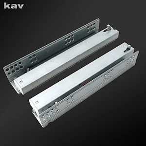 full extension soft close undermount  drawer slides with adjustable pin