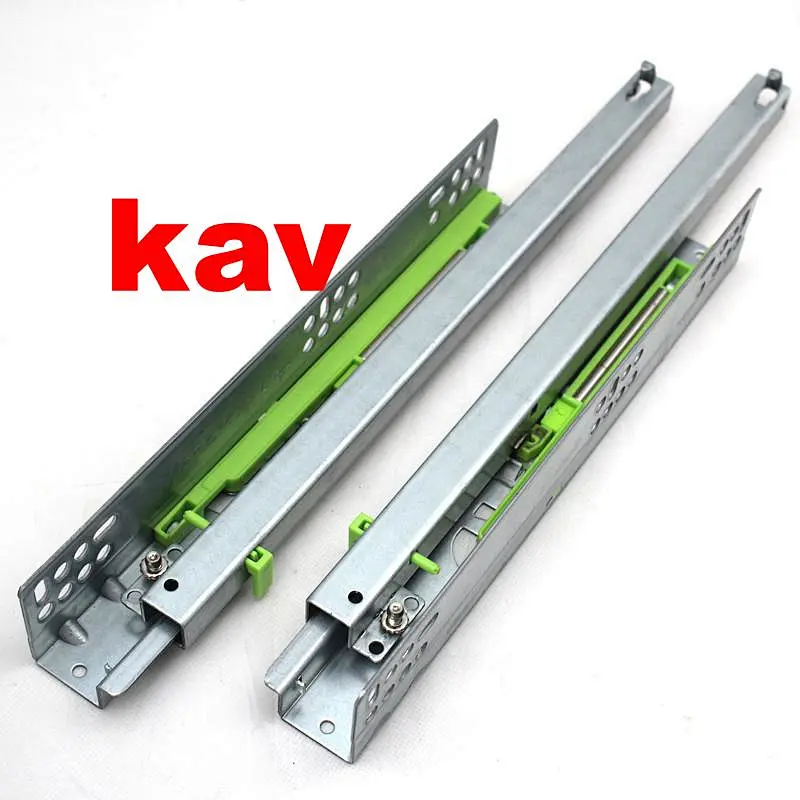 Single extension Drawer runners kitchen cabinet for undermount heavy duty drawer runners
