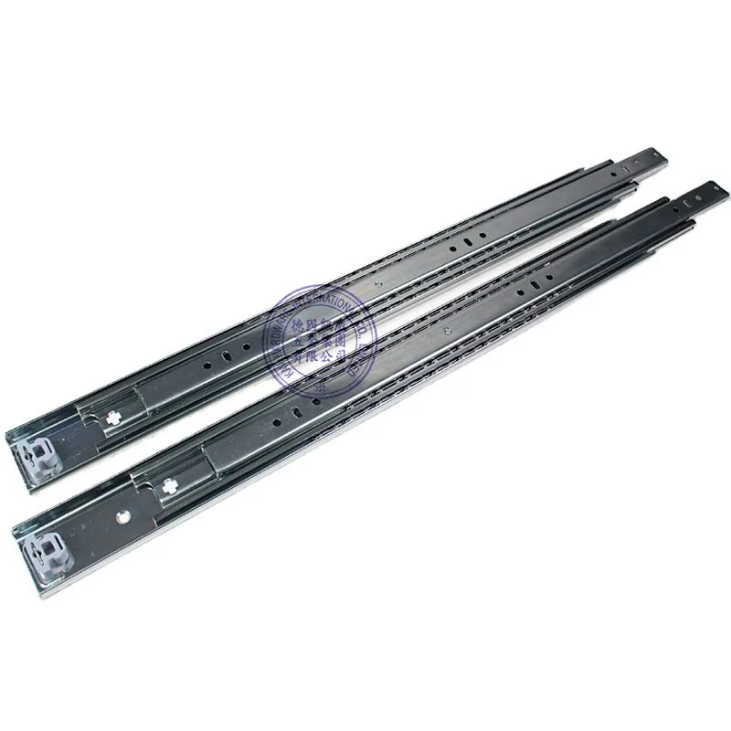 Ball Bearing Telescopic Channel Heavy Duty furniture fittings draw slides 53mm ball bearing slide
