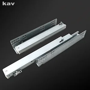 full extension soft close undermount  drawer slides with adjustable pin