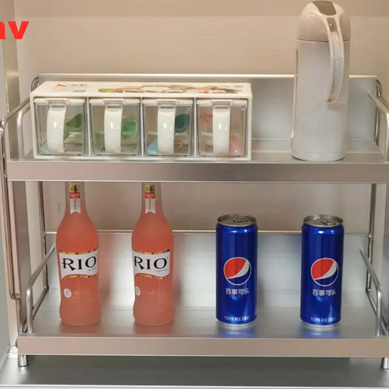 kav furniture hardware double-deck kitchen and cupboard electric lifter basket easy control