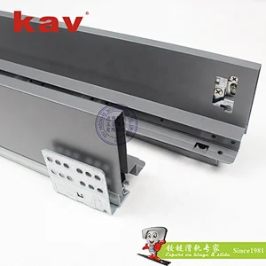 kav new soft close double Wall Drawer System changeable cabinet furniture and straight lines  (E660H06-151)