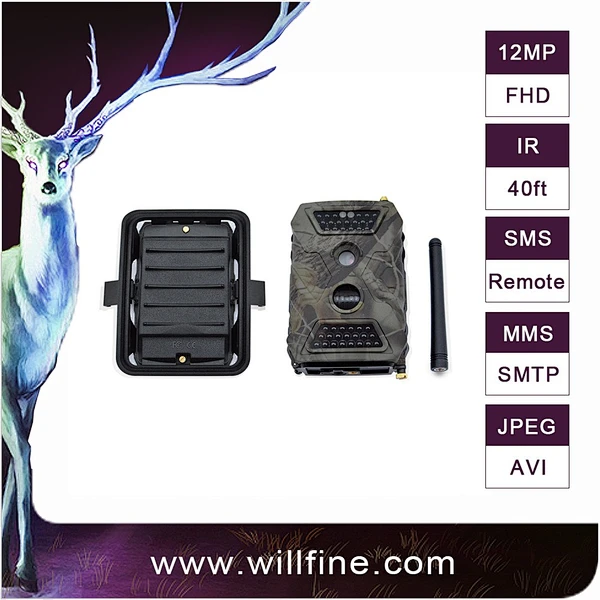 Multilanguage 12MP Infrared Night Vision Wireless Motion Sensor Hidden