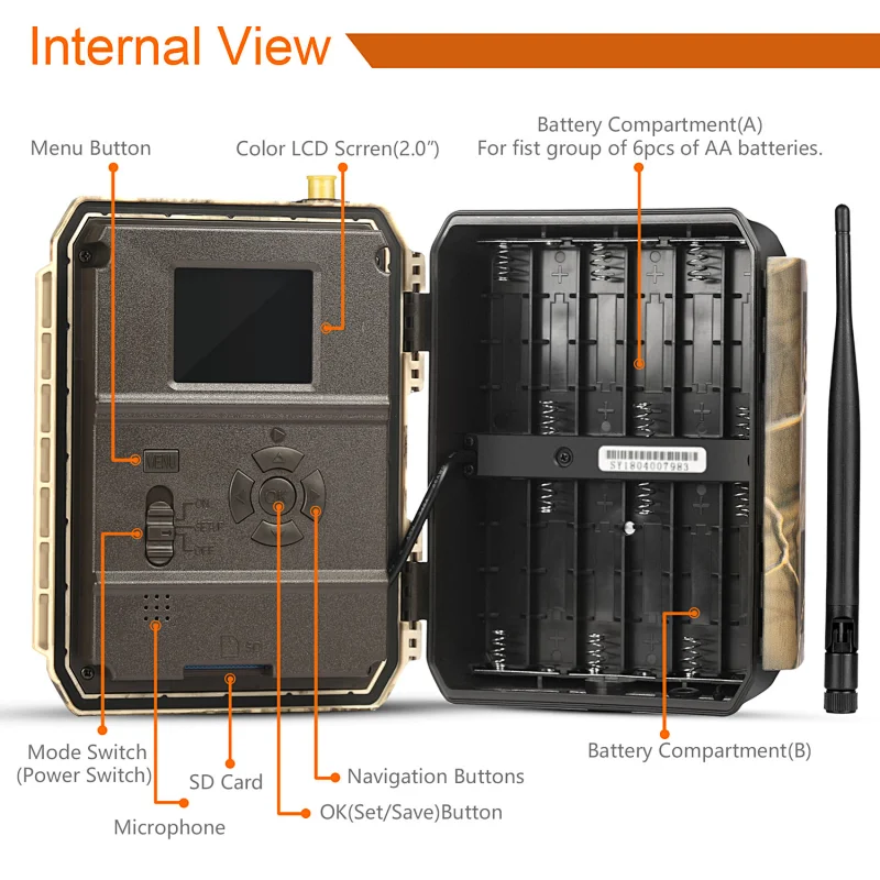 Trustful wholesale solar power wireless long range thermal forest security deer hunting 3G remote camera with sim card
