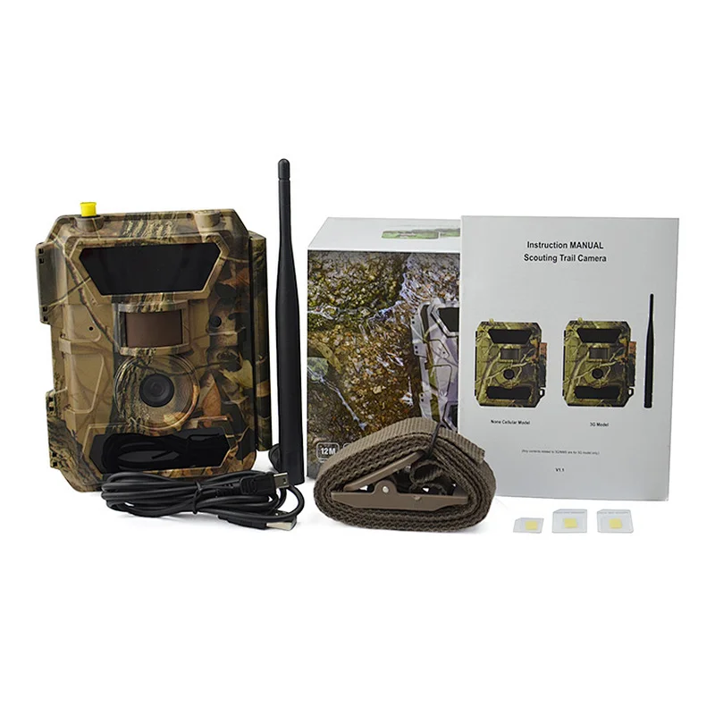 SiFar Wireless Wildlife Scout Guard GSM 3G 4G Wholesale Digital Outdoor Waterproof Solar Power Hunting Game Trail Camera