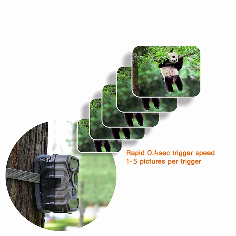 12MP 1080P PIR motion detection real time image transmission alert surveillance wireless 3G outdoor camera