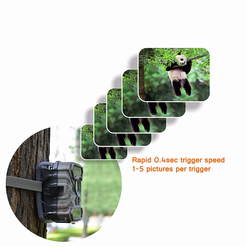 12MP 1080P PIR motion detection real time image transmission alert surveillance wireless 3G outdoor camera