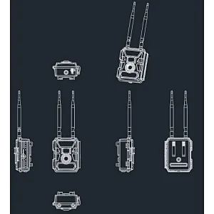 Outdoor Waterproof Infrared Thermal Vision Action Scouting Digital Trail 4G MMS Camera Hunting