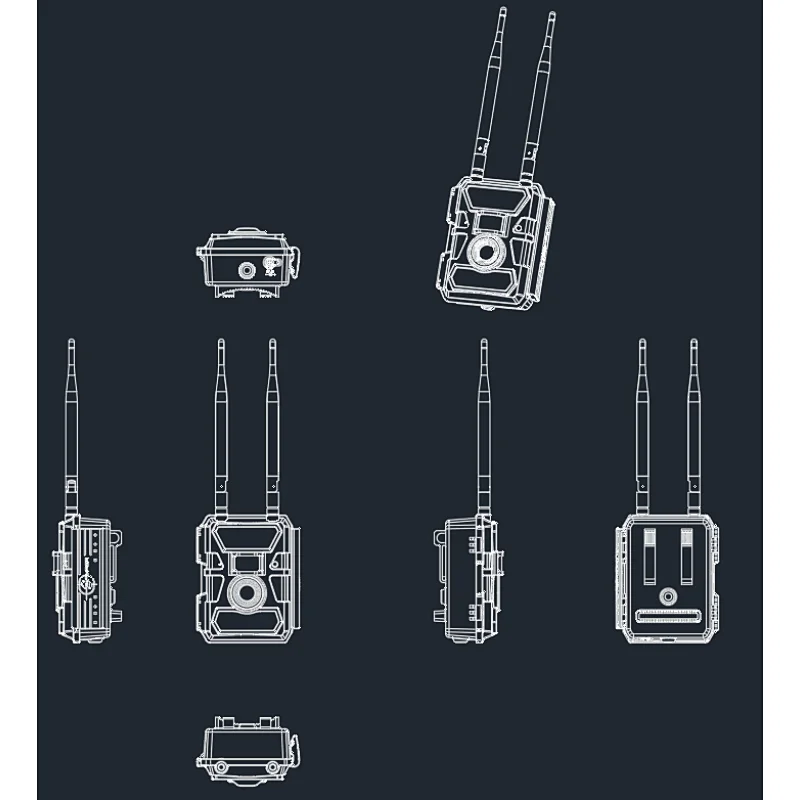 Outdoor Waterproof Infrared Thermal Vision Action Scouting Digital Trail 4G MMS Camera Hunting