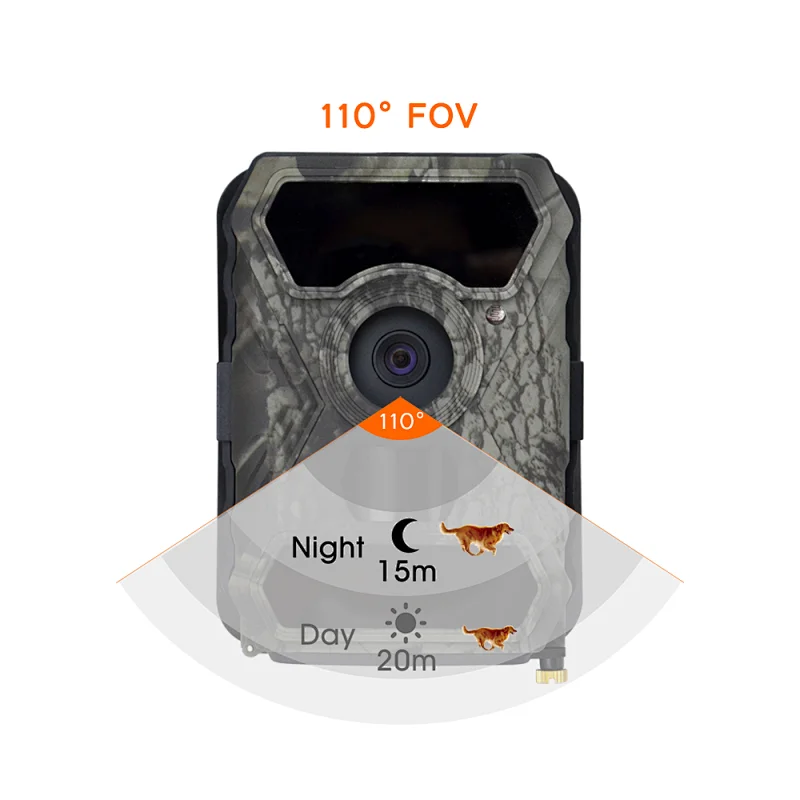 3G wireless solar panel powered waterproof outdoor security trail hunting scouting camera