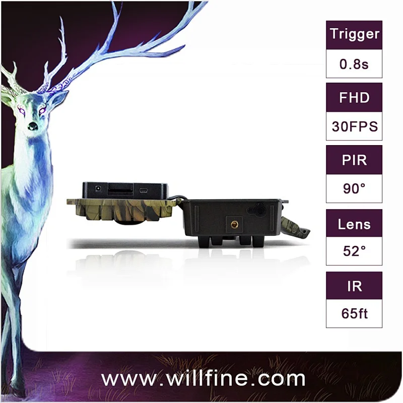 2017 Latest Most Cost Effective 12MP 1080P 0.4s WIFI 4G 3G GSM MMS EMAIL FTP SMS Hunting Trail Wildlife Outdoor Camera