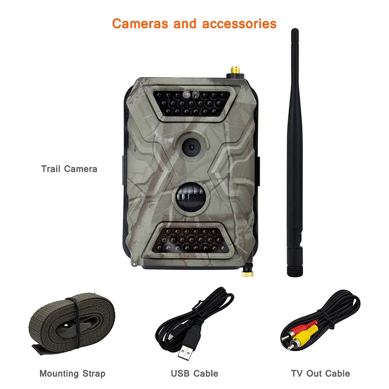 Long time recording motion detection field research site surveillance animal trace trail gprs wildlife photo trap trail camera