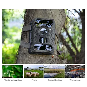 3G wireless solar panel powered waterproof outdoor security trail hunting scouting camera