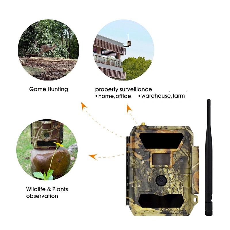 2018 New Best Review China Manufacturer Satellite Hunting Trail Wireless Cellular Game Camera