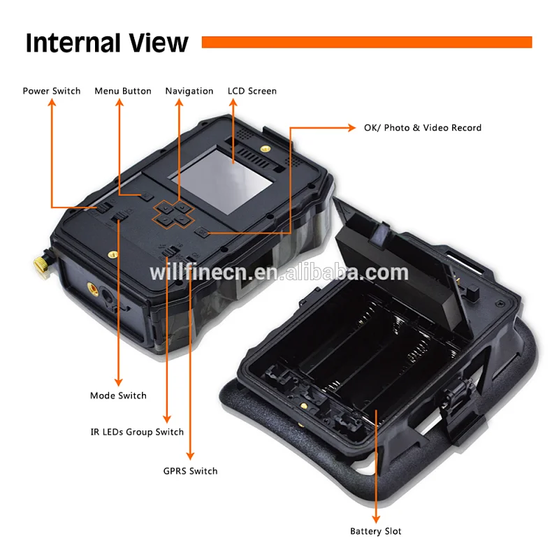3G fastest Outdoor game Trail Hunting Cameras with fcc/ce/ rohs