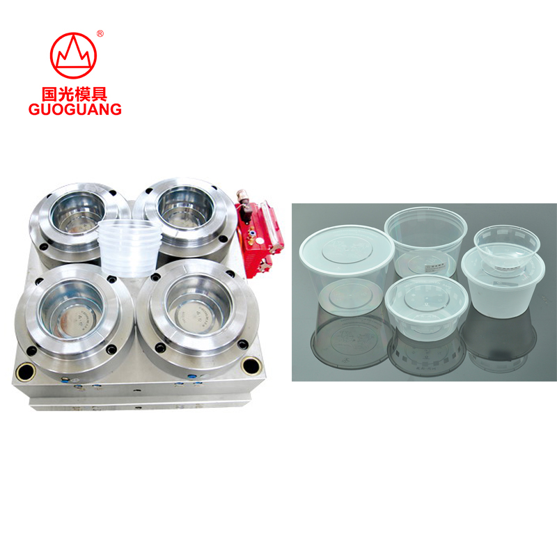 China Plastic injection mold of thin wall microwave packaging  box,disposable food packaging container mold Manufacturer and Supplier