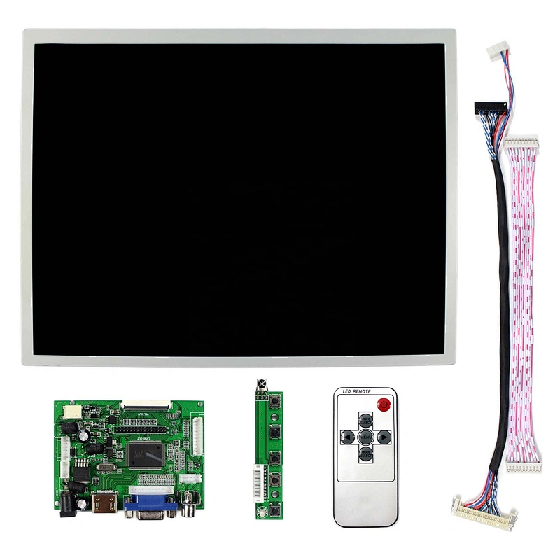 HDMI+VGA+2AV LCD Controller Board with  12.1inch LQ121S1LG75 800X600 HDMI high brightness tft lcd display  module lcd