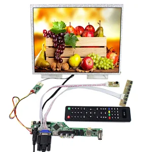 HDMI VGA AV USB RF LCD Board Work for LVDS Interface 12.1