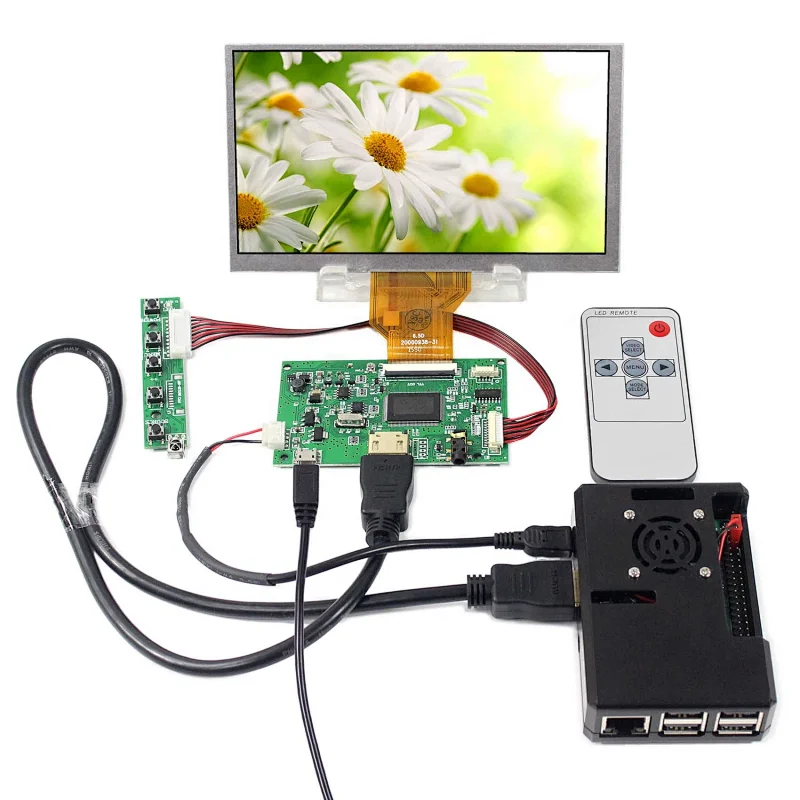 HDMI LCD Controller Board VS-TY2660H-V812 with 50P TTL Interface 6.5inch AT065TN14 800X480 LCD Screen