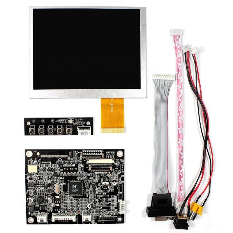 640x480 digital tft lcd module 5.6inch AT056TN52 with VGA,AV controller board