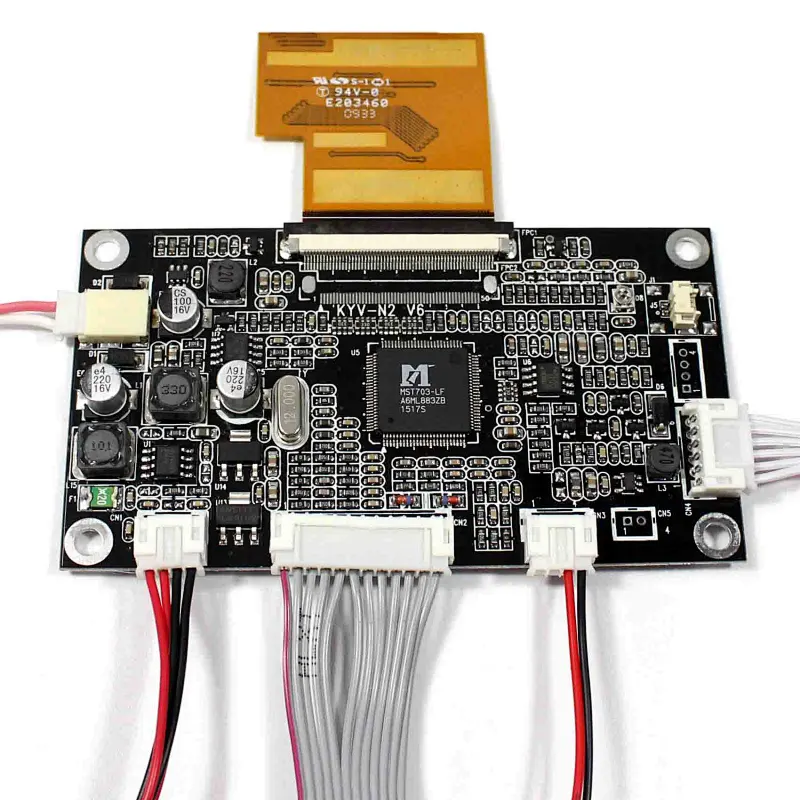 VGA+AV LCD Controller Board  6.2inch 800x480 HSD062IDW1 LCD With Touch  screen controller  board