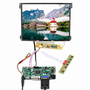 10.4" HT10X21-311 1024X768 LCD Panel with HDMI DVI VGA AUDIO LCD Board Work for LVDS Interface LCD Screen
