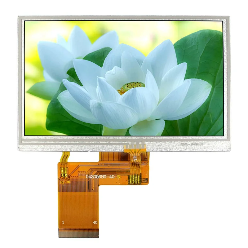 Resistive Touch Panel with 4.3 tft lcd display module 480X272 LCD Screen