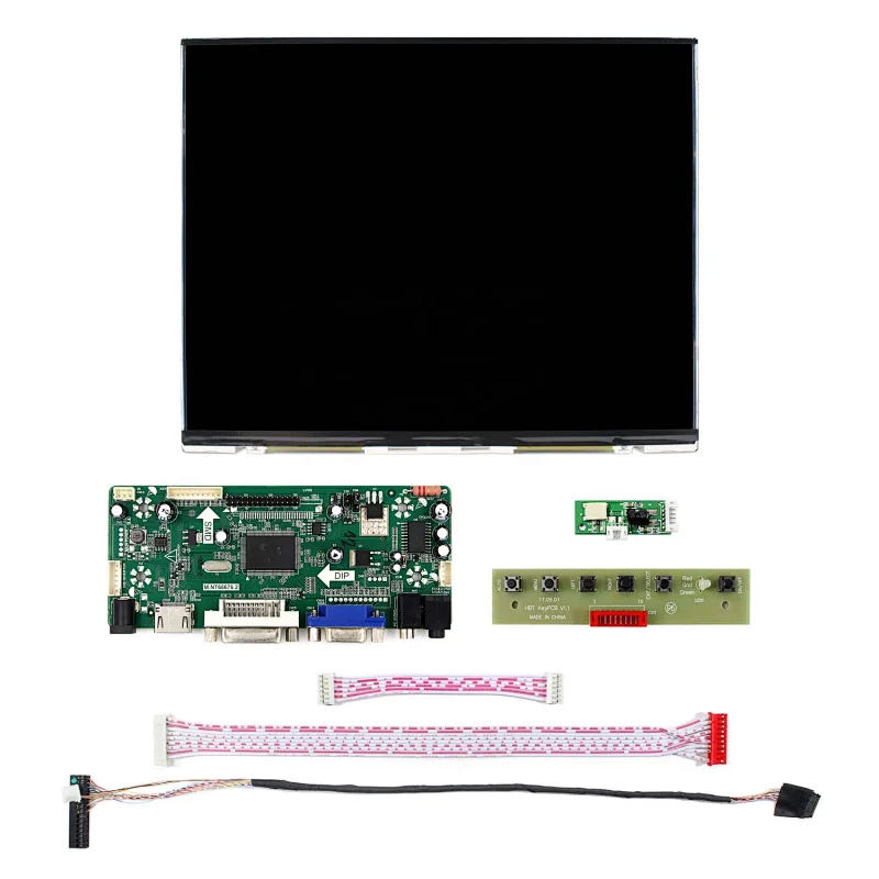DVI HDMI VGA tft lcd Controller Board work for 10.4