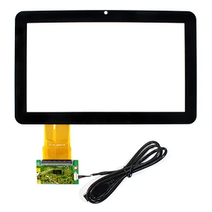 10.1 Inch Capacitive Touch Screen with USB card for 10.1" 1024x600 1366x768 LCD Panel