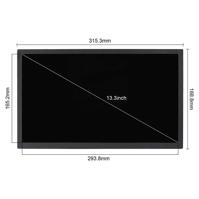 13.3inch 2560X1440 IPS LCD Screen NV133QHM-A51 lcd display panels flexible lcd display lcd advertising display