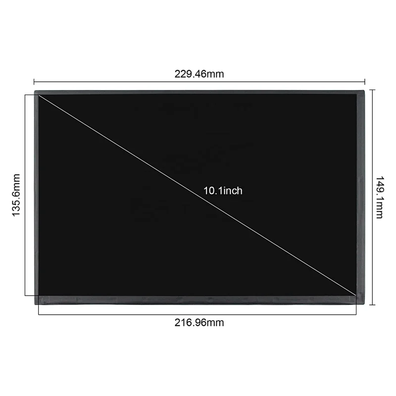 10.1inch M101NWWB 1280X800 tft lcd panel advertising display