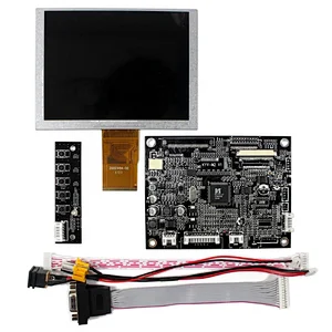 VGA,AV LCD Controller board with 5inch 640x480 tft lcd ZJ050NA-08A replace for AT050TN22