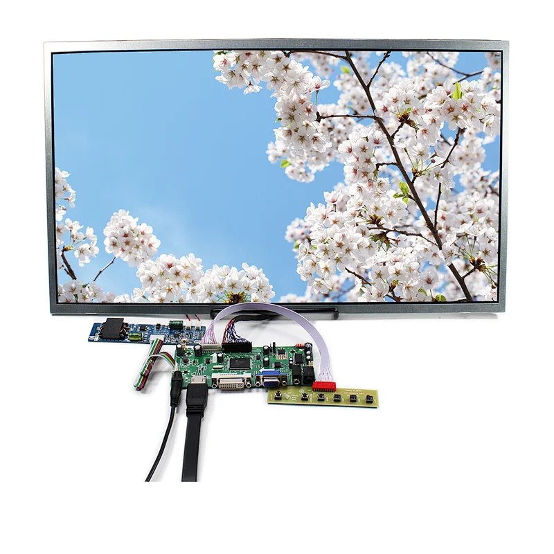 tft 21.5 inch lcd panel full hd 1920x1080 1000 nits dual channel lvds H DMI VGA DVI high Contrast Customizable high brightness