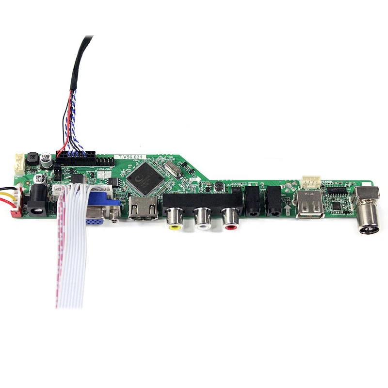 HDMI VGA AV USB RF LCD Board Work for LVDS Interface 12.1