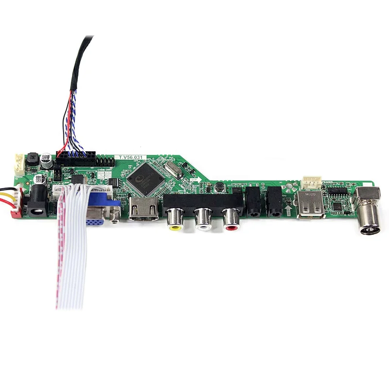H DMI VGA AV USB RF LCD Board Work for LVDS Interface 12.1