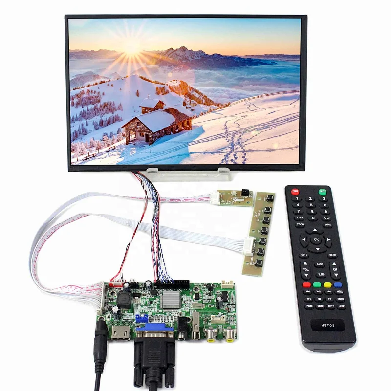 HDMI+VGA+AV+USB LCD Controller Board VS-V59AV-V1 work with 10.1inch M101NWWB 1280X800 LCD Screen lcd controller board lcd board lcd display screen