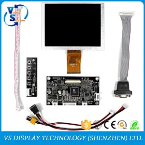 VGA,AV LCD controller board mini 5 inch lcd screen
