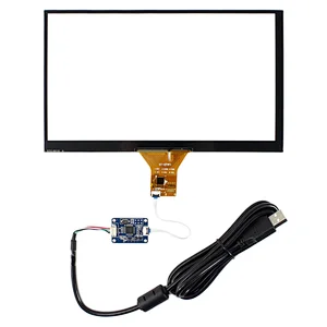 9" Capacitive touch screen,USB controller for 800x480 16:9 lcd panel