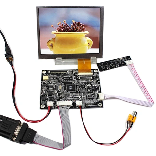 640x480 digital tft lcd module 5.6inch AT056TN52 with VGA,AV controller board