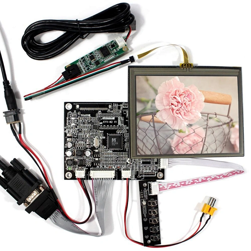 VGA,AV LCD controller board 5.6inch 640x480 color tft lcd