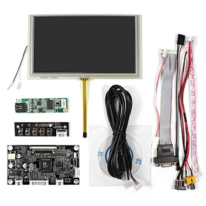 VGA+AV LCD Controller Board  6.2inch 800x480 HSD062IDW1 LCD With Touch  screen controller  board