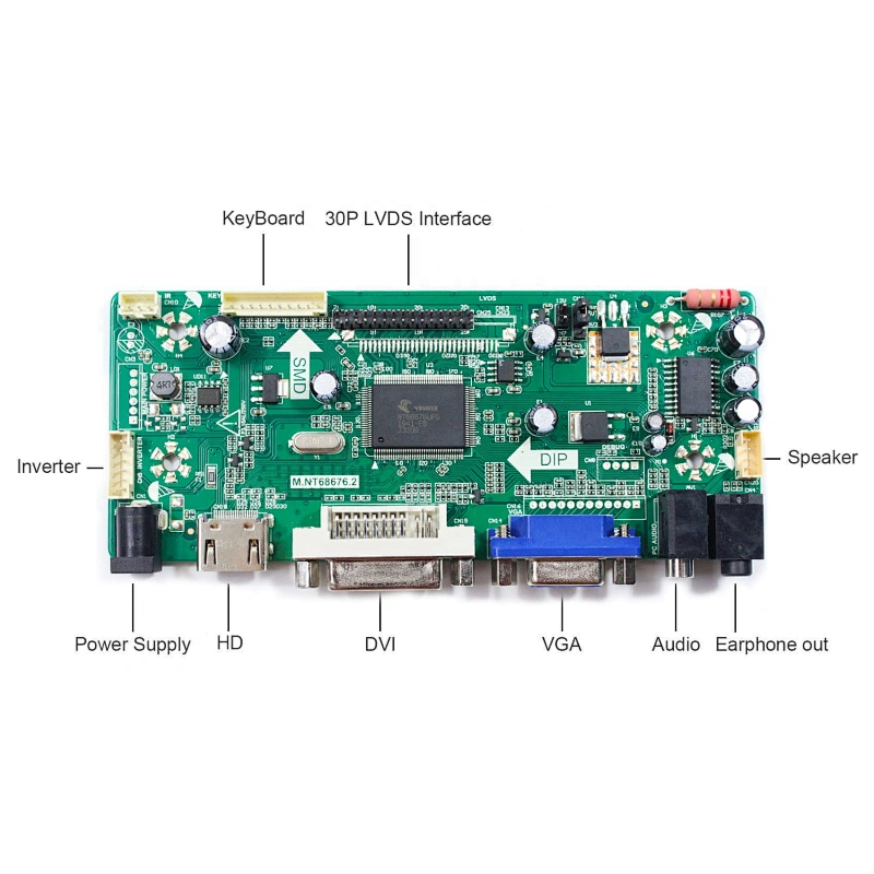 High Brightness 1000cd 15 6inch 1920x1080 FHD Screen Lcd Display Portable Monitor Driver Control Board